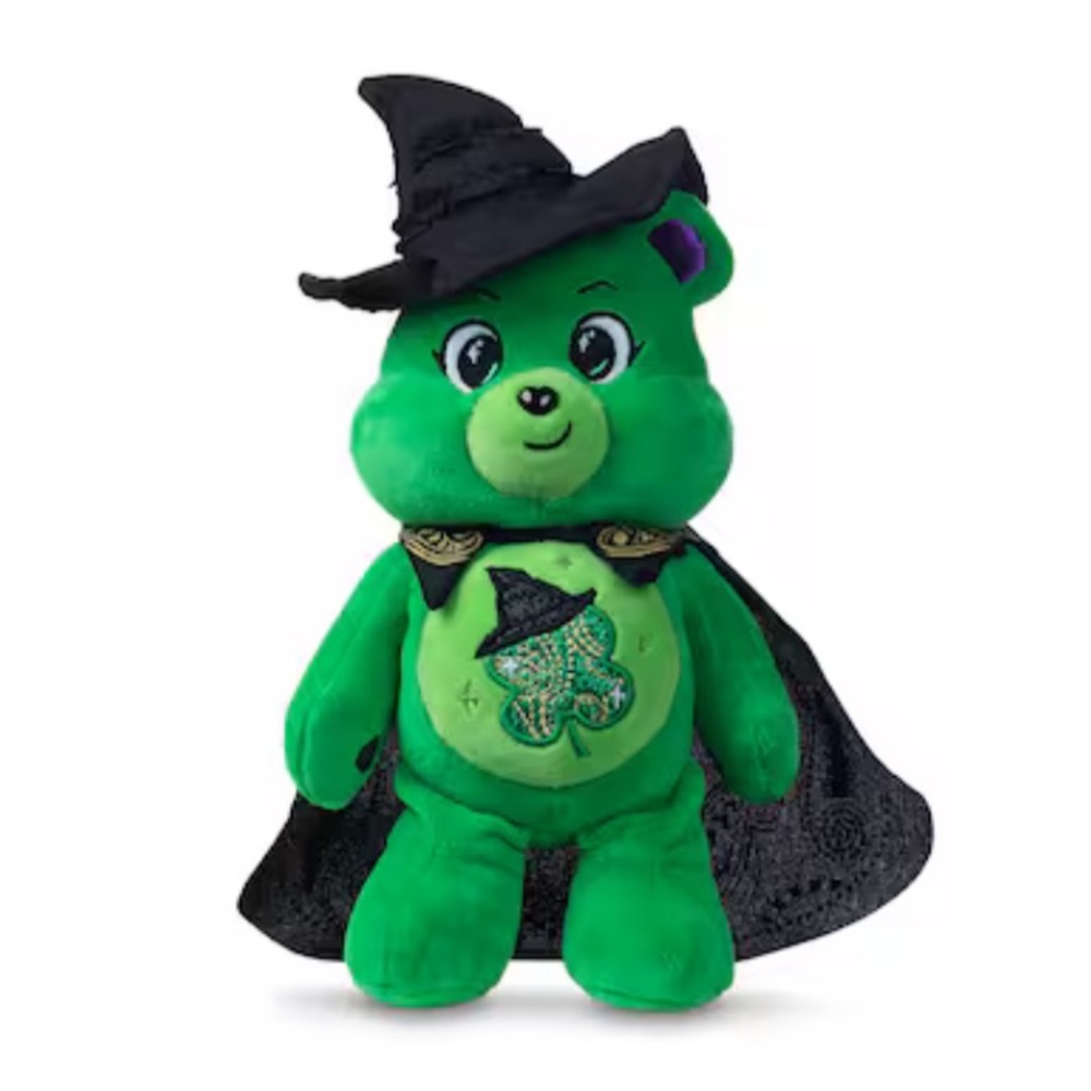 NEW!! Limited Edition Wicked X Care Bears Good Luck Bear Elphaba Plush (NWT)